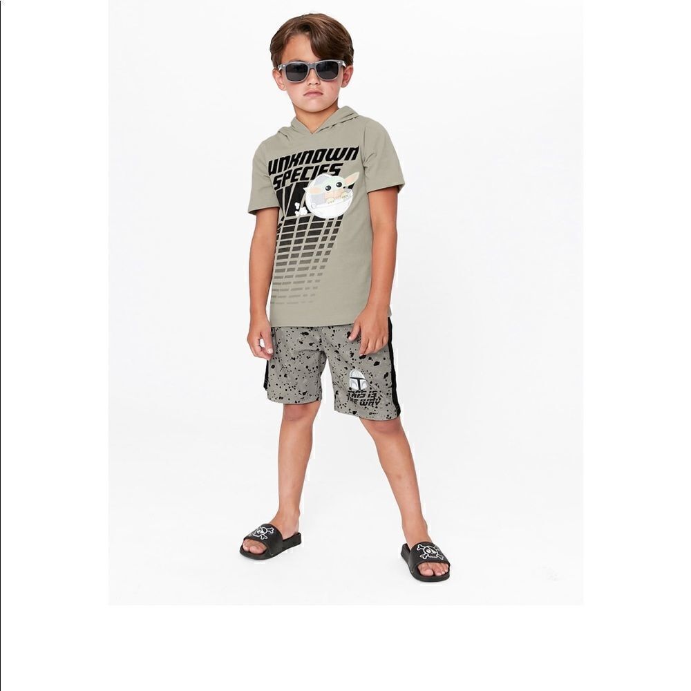 Boys Star Wars  Hoodie Shirt & Shorts 2 Piece Set